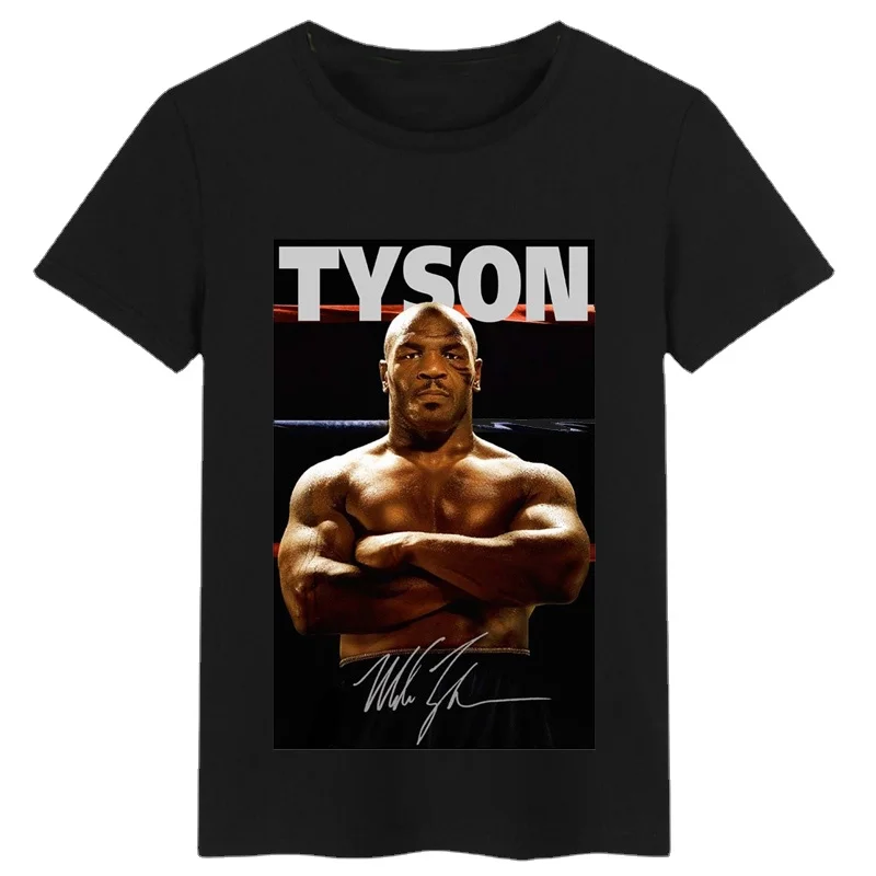 

Boxing Champion Mike Tyson Commemorates Customize T-Shirt Boxer Cotton O-Neck Short Sleeve T Shirt New Size S-3XL