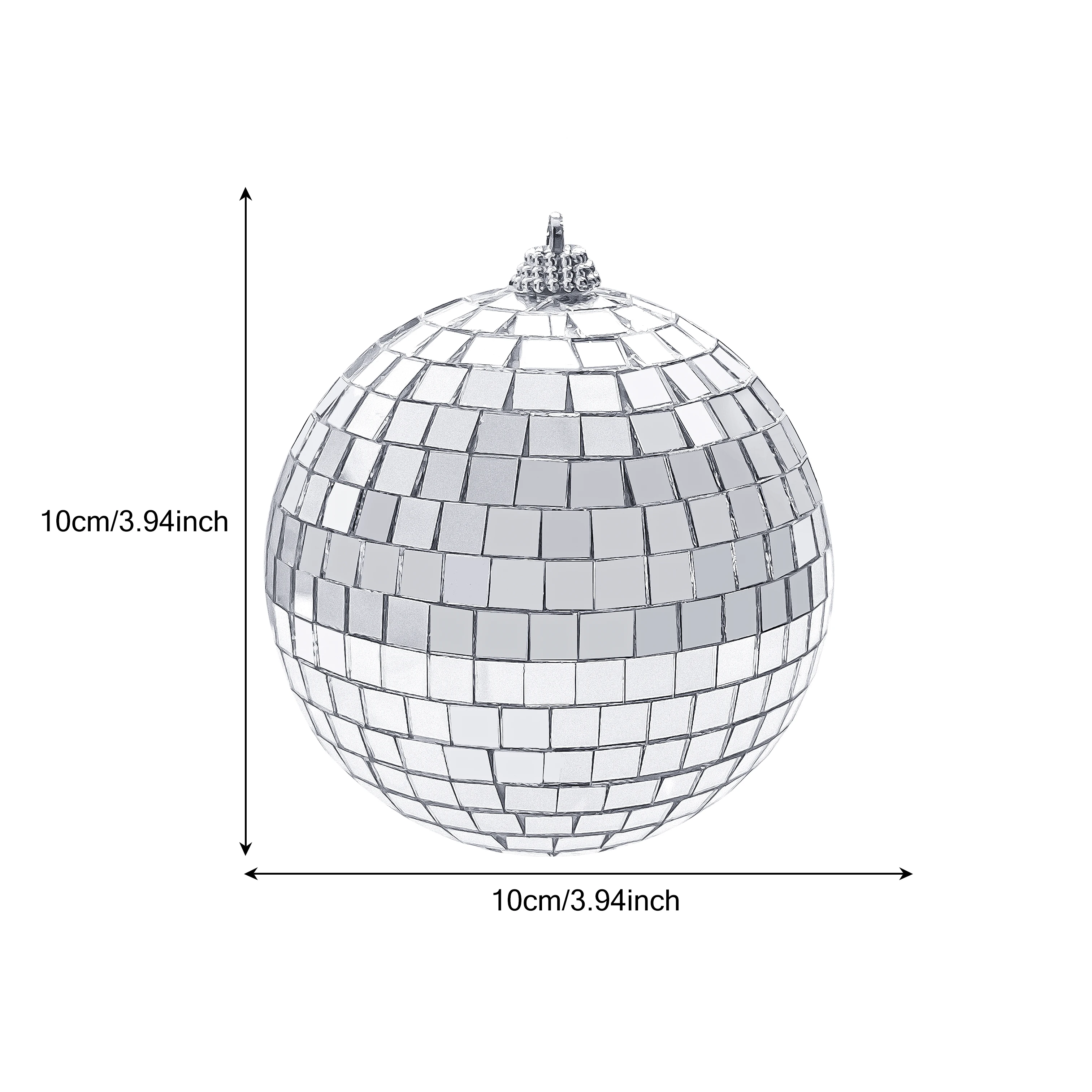 Thrisdar 10/20/30 CM Spiegel Glazen Bal Reflecterende Disco DJ Zilveren Bal Voor Dance Stage Home Party commerciële Etalage Decor - afbeelding 1