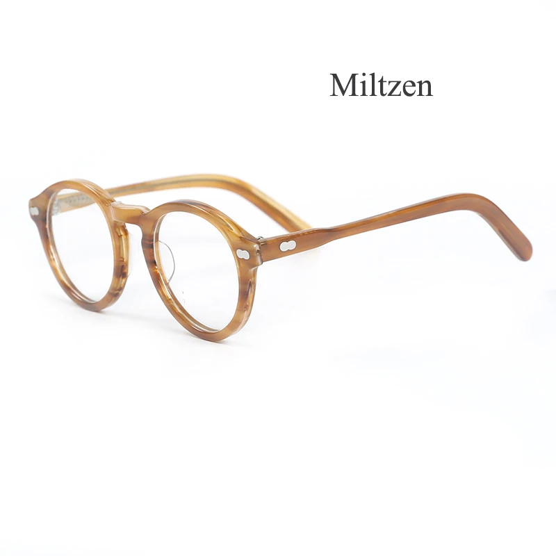 Men's Spectacle Frame Johnny Depp Style Glasses Clear Lens Brand Designer Computer Women Retro Acetate Frame Eyeglasses