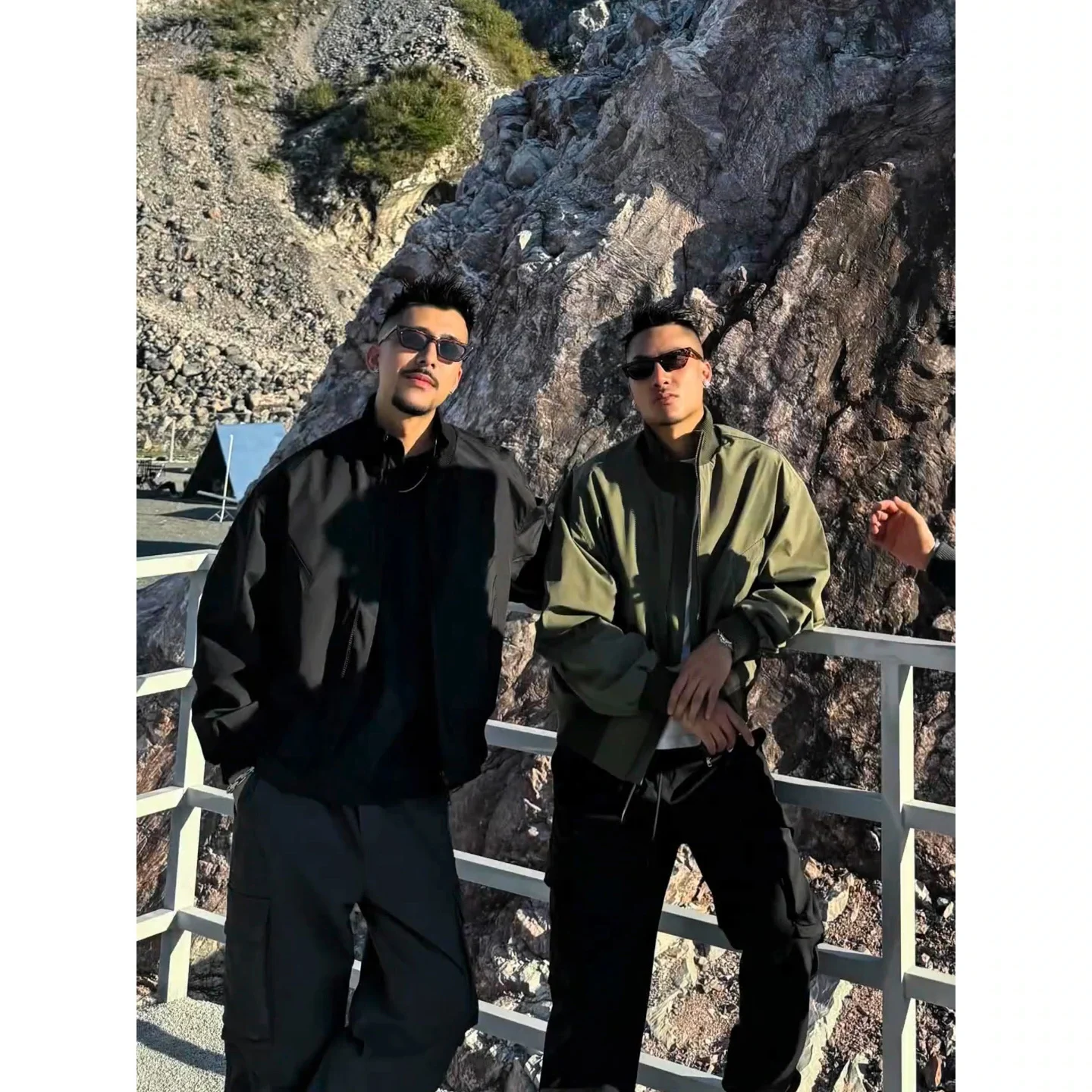 

Мужская осенняя куртка American Sli Workwear: ретро-модель с воротником-стойкой, устойчивая к износу, повседневная куртка для работы