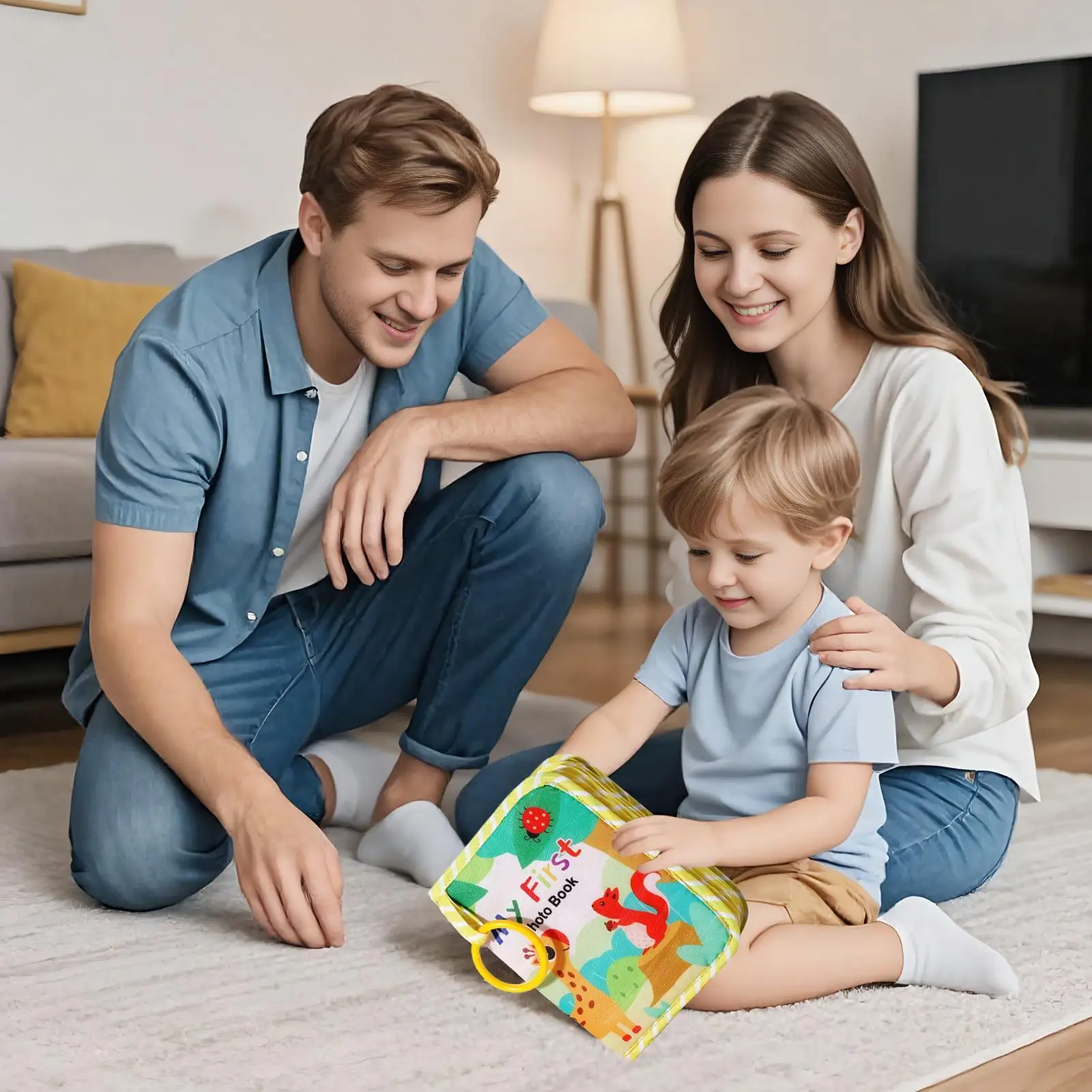 

Первый фотоальбом для ребенка, первый фотоальбом для малышей, сувенир из мягкой ткани с зеркальной памятью, подарок на память для родителей