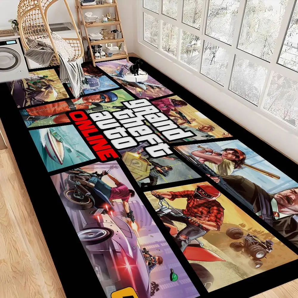 سرقة السيارات الكبرى الخامس المدخل السجاد عدم الانزلاق غرفة الغسيل حصيرة الغسيل ديكور شرفة الطفل غرفة المعيشة المرحاض البساط