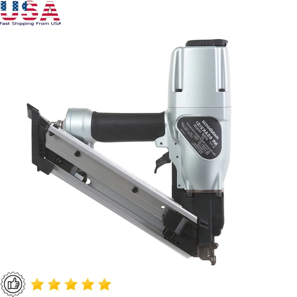 Pneumatic Nailer 36 Degree Connector Lightweight Dry Fire Lockout Sequential Drive Precision Safety Ideal Metal Connection 1-1/2