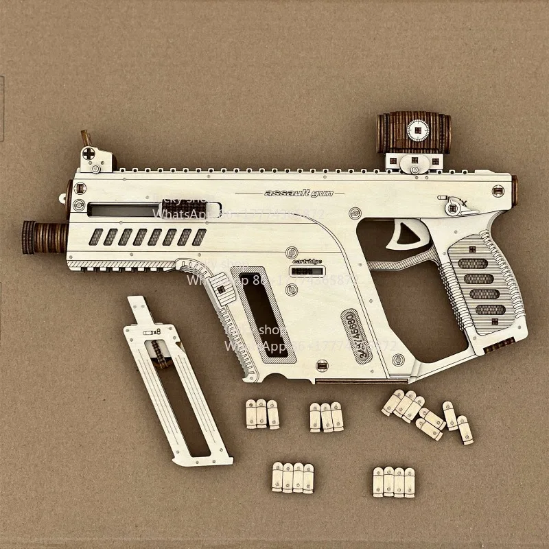 

Украинская деревянная механическая модель автомата с резиновыми пружинами Ugear, креативный подарок, DIY-набор