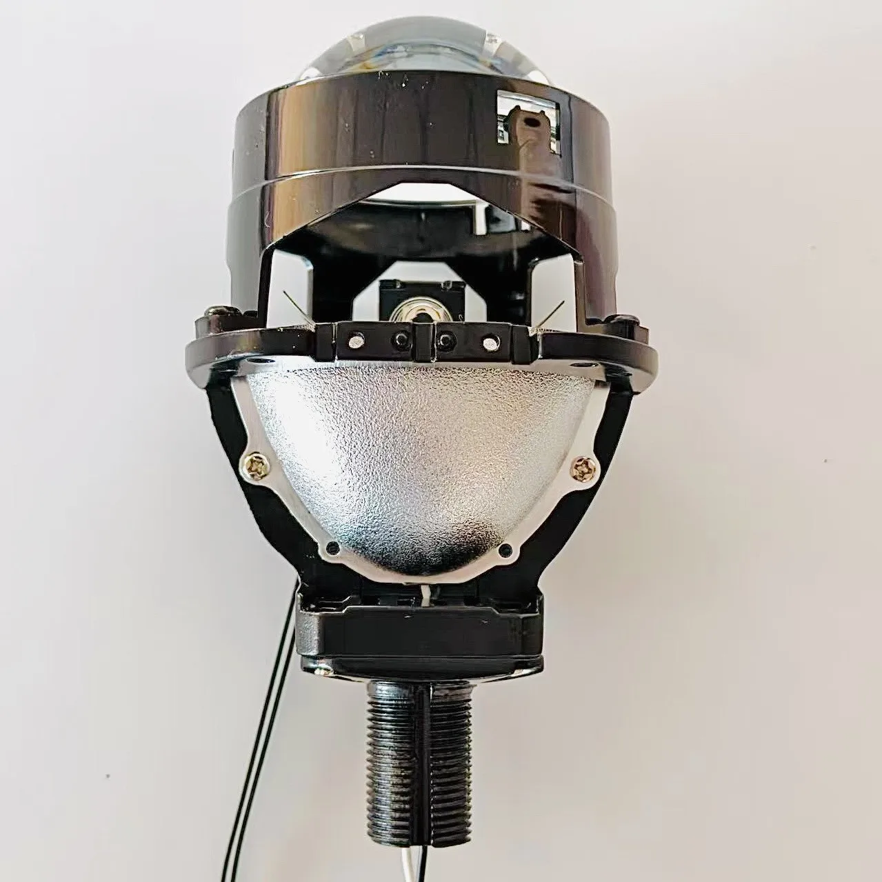 2.5-inch LED automotive headlight dual-light lens high-power high and low beam integrated headlight bulb