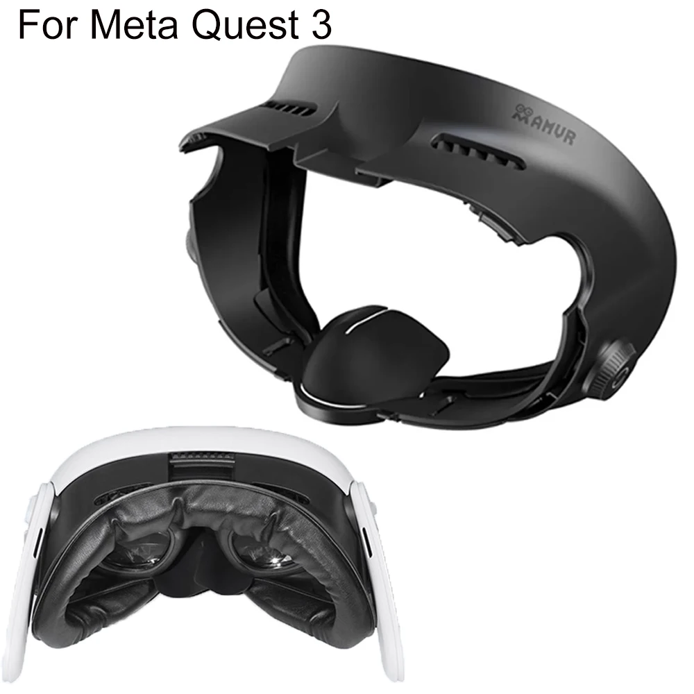 Adjustable Size VR Facial Interface Bracket for Meta Quest 3 Face Cover with Anti-Light Nose Pad for Quest 3 VR Glasses Parts