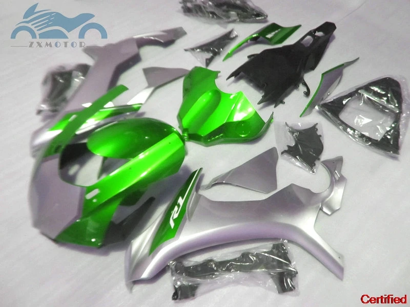 

2015-2018 R1 fairing kit fit for YAMAHA YZF R1 15 16 17 18 YZFR1 green silver motorcycle fairings rebuild body kits AD29