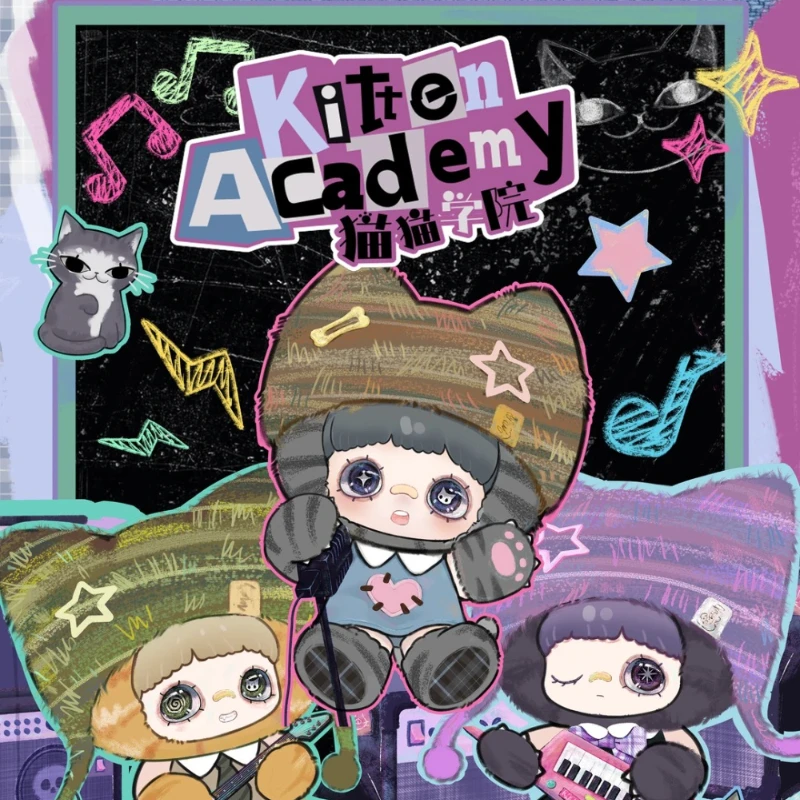 

Genuine Maymei Kitten Academy Series Blind box Cute maymei kitten Mystery Box Vinyl Plush Surprise Bag Pendant Girl Gift Toy New