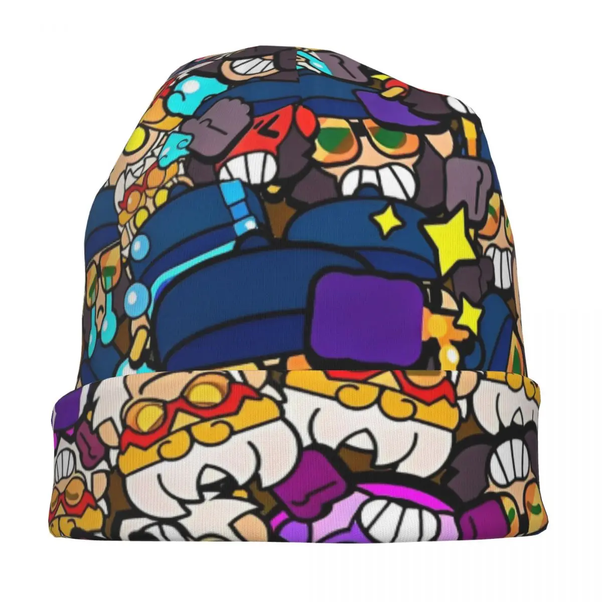 Brawling-Heros Bonnet Hats Autumn Winter Outdoor Skullies Beanies Hats Anime Games for Men Women Warm Multifunction Cap