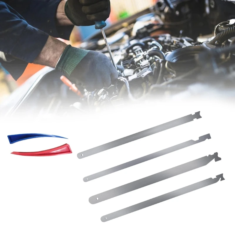 

4Pcs Multifunctional Spring Steel Fighting Tool Light Easy To Carry Manual Levers Removal Tool for Car Maintenance Dropship