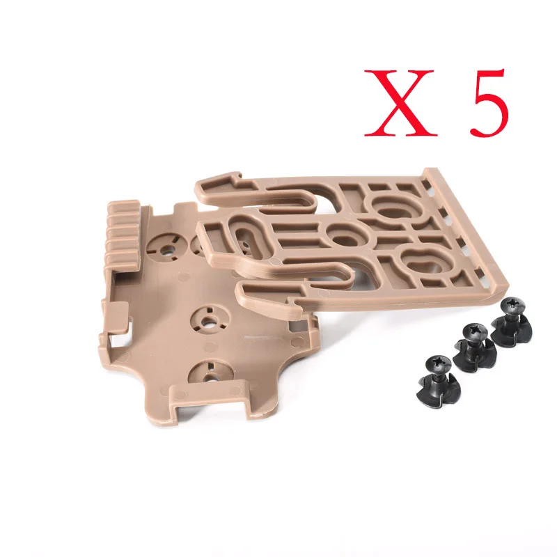 

5Set/Lot High Quality Fma Tactical Quick Locking System Kit De / Bk Qls Buckler Set System