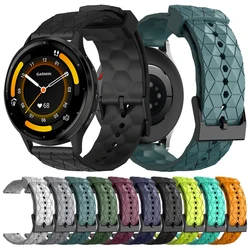 20 22mm Sport Silicone Watch Strap for Garmin Venu 3 2 Sq Watchband Forerunner 265 255 Music/Vivoactive 4 3 Rubber Bracelet Belt