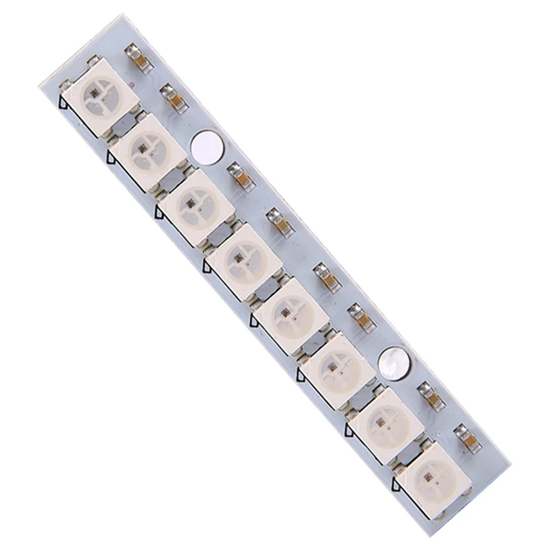 8Pcs 8 X WS2812B 5050 RGB Driving LED Lights Board Strip Built-In Full-Color For NAZE32 CC3D