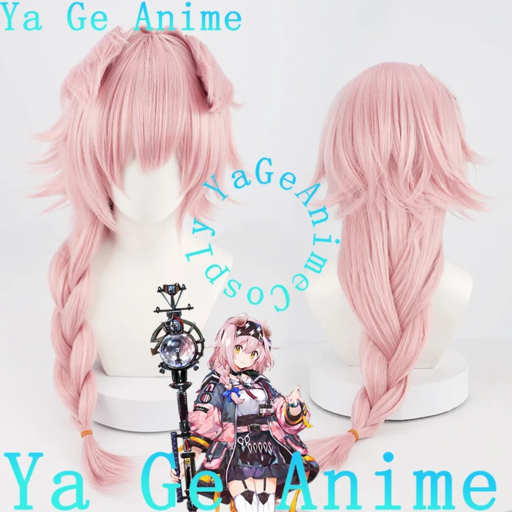 

Аниме-шоу, парик для ролевых игр, используемый для аниме-танцевальных вечеринок Arknights Dobermann, новый 6-звездочный парик для косплея Caster с ушками