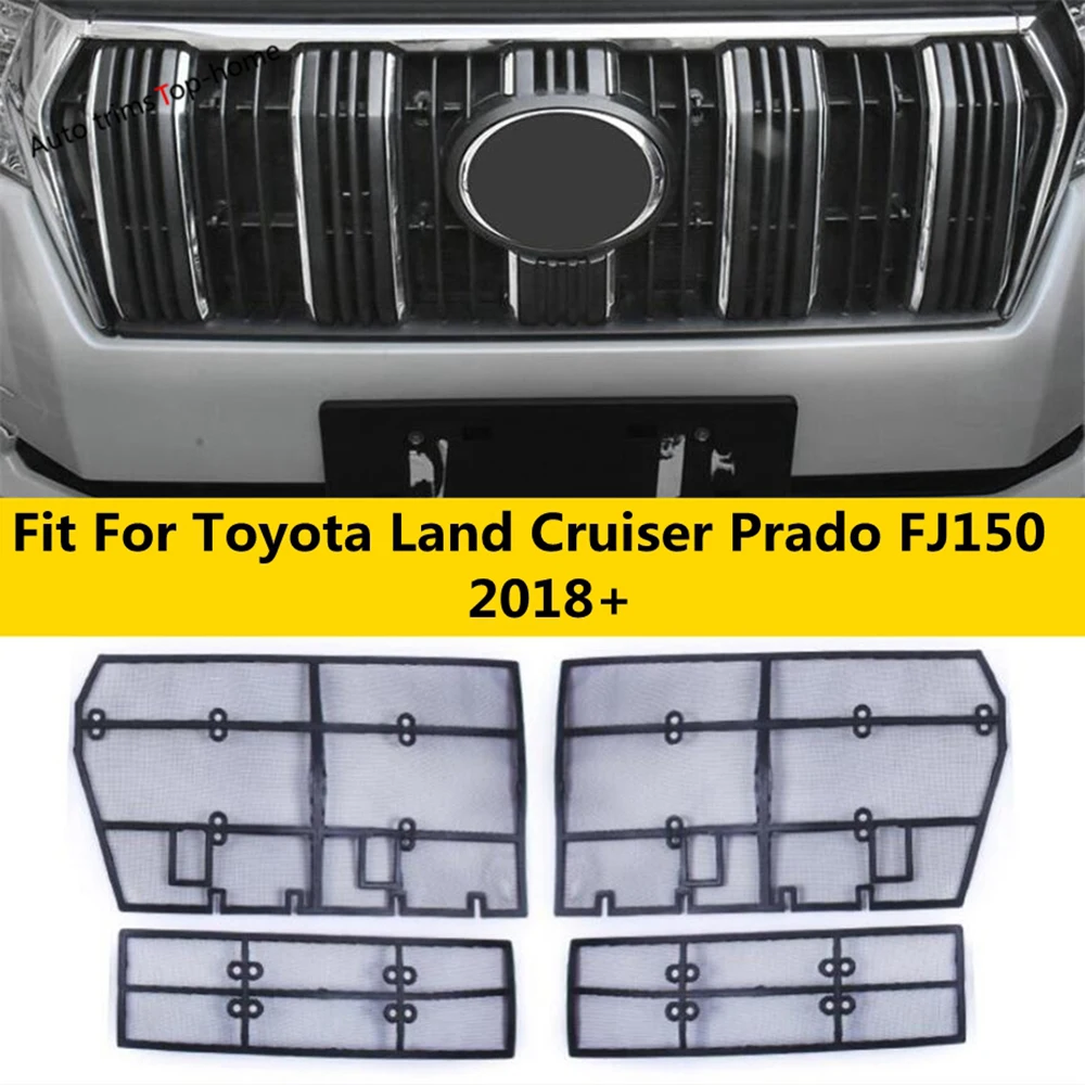 

For Toyota Land Curious Prado FJ150 2018 - 2020 Insect Screening Mesh Front Grille Insert Net Protective Kit Trim Accessories