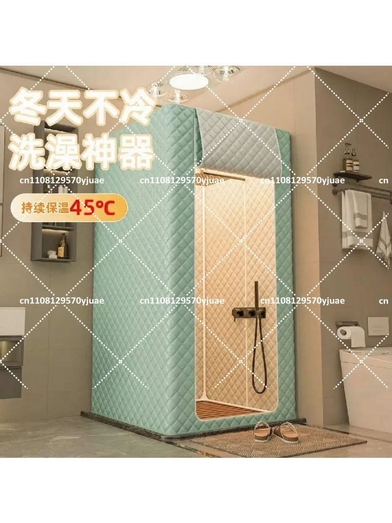 integrated shower room, household bathroom integrated bath room, simple integrated bathroom dry and wet partition bath room