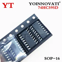 20PCS 100PCS 74HC595D 74HC595 HC595D SHIFT REGISTER 8BIT IC 16-SOIC Best quality.