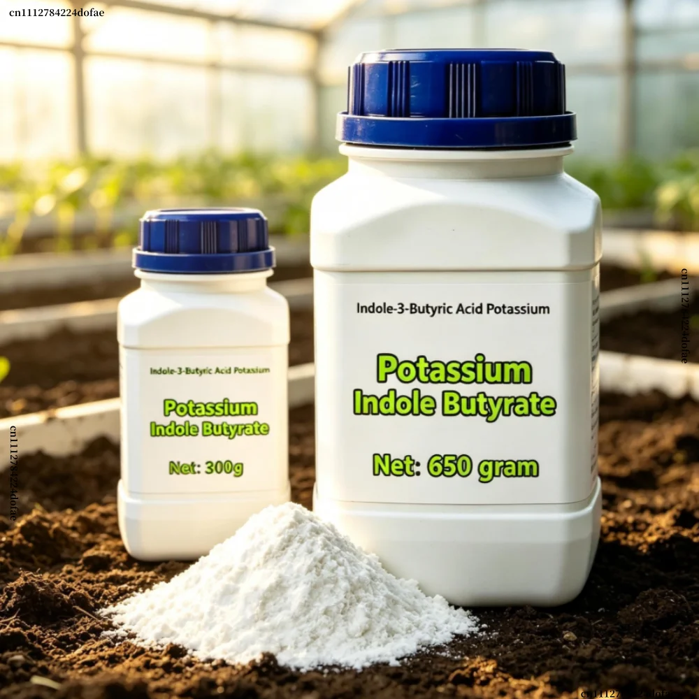 IBA-K Rooting Nutrient Powder Indole Butyric Acid Potassium Root Fertilizer for Cuttings Transplanting, Ornamental Flowers & Gar