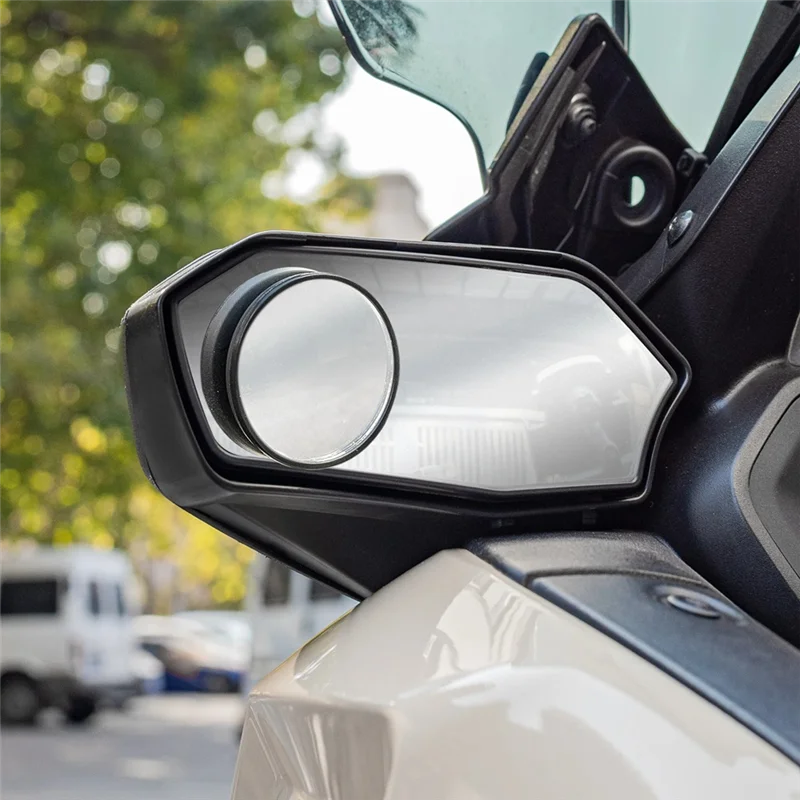 

Motorcycle Side Mirrors Rearview Mirror Large Field View For XMAX 300 2023 2024 Auxiliary Mirror Accessories