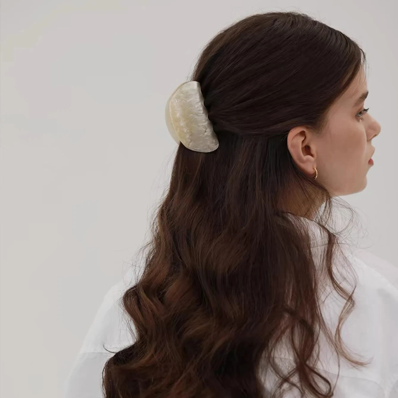 Neue Acryl Haar klaue mittelgroße frische hellblaue grüne Farbe Hai Clip Haars pangen greifen Frauen Haarschmuck – Detail 14