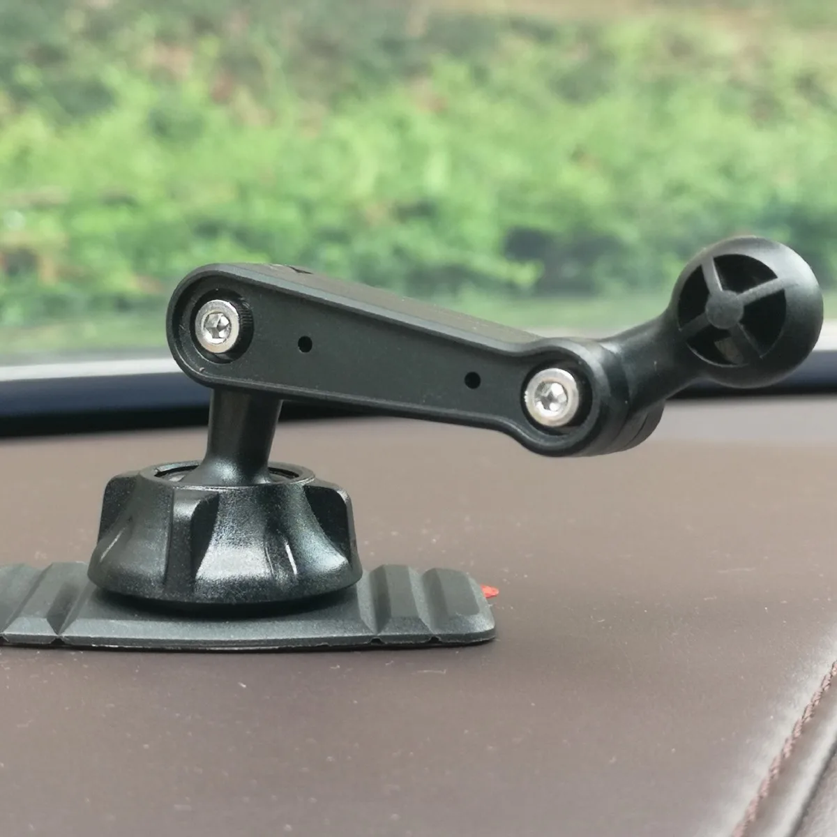 Soporte Universal de teléfono para coche, Base de repuesto de 68mm, grabador de conducción DVR, soporte de 17mm, cabezal de doble bola, a prueba de sacudidas