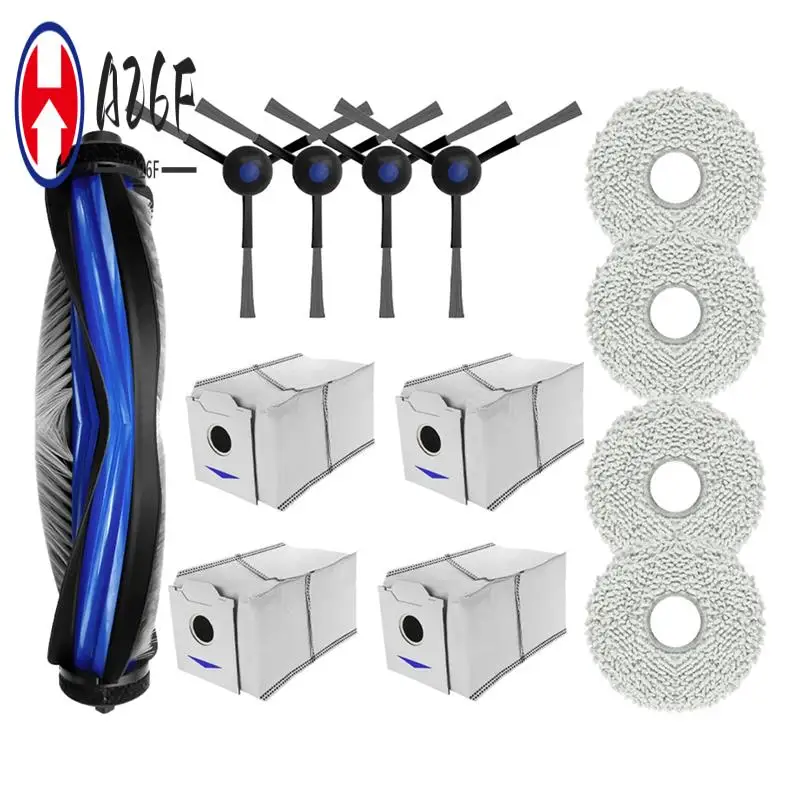 

A26F-For Ecovacs N30 Pro Omni Replacement Main Side Brush Mop Pad Dust Bags Spare Parts Accessories