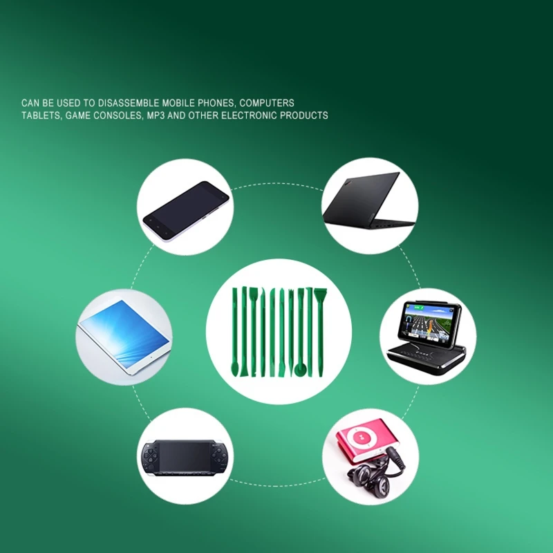 10 Trong 1 2 Đầu Nhựa Bật Nắp Dụng Cụ Mở Spudger Cho Điện Thoại Máy Tính Laptop Máy Tính Lắp Ráp Tháo Lắp Dụng Cụ Sửa Chữa 10x a0KF