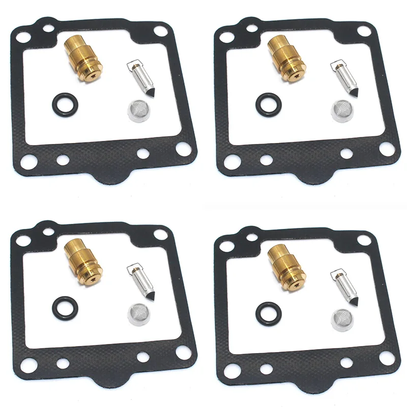 4 set for XS1100L 1980-1981 XS1100S XS 1100 1100L 1100S Motorcycle carburetor repair kit plunger diaphragm float