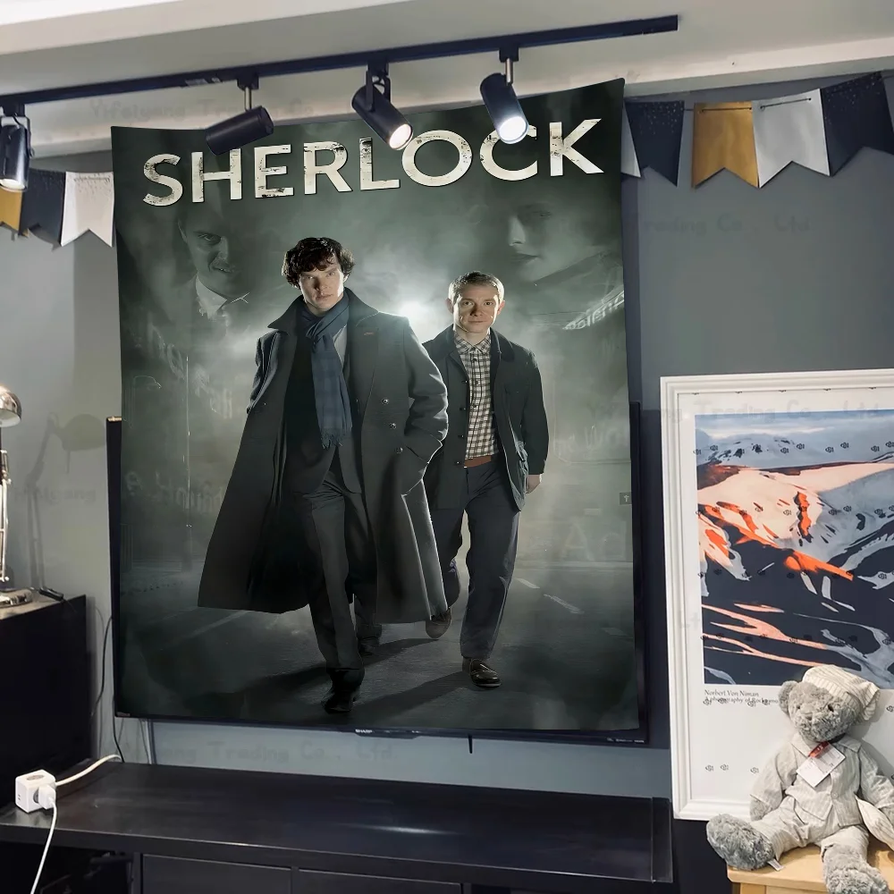 

S-Sherlock Hippie Wall Hanging Tapestries For Living Room Home Dorm Decor Art Home Decor