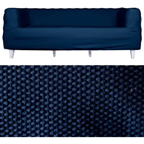 Blue Ground Sofa Case Flexible Washable Wheel 3 * personality Chester Seat Cover (Single)