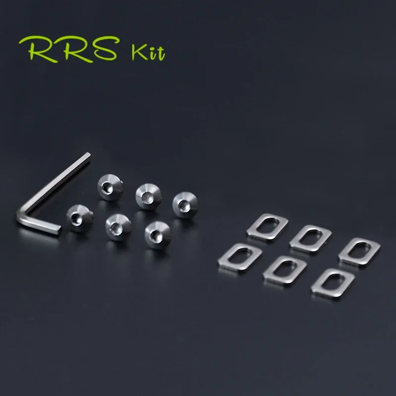 Rrskit Road Bicycle Pedal Cleats 6x Washers For KEO Cleat Repair M5 Screw Gasket For SPD Cleat Screw Bike Plate Bike Accessories