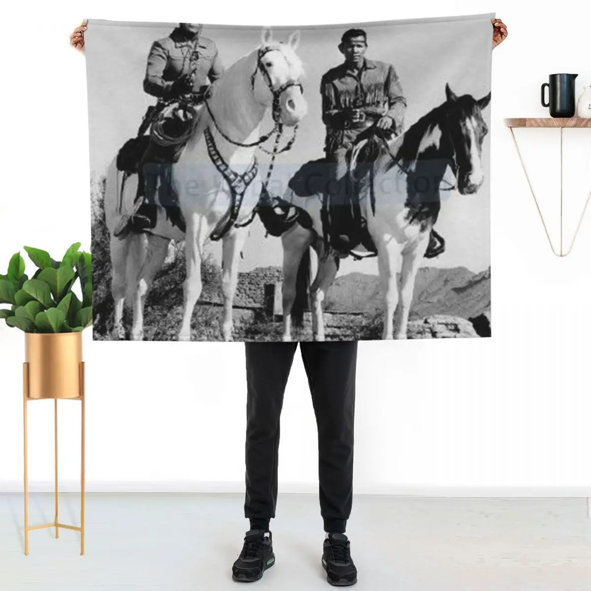 

The Lone Ranger And Tonto Throw Blanket Soft Comfort Blanket for Reading Watching TV