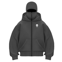 2025 New Men's Barak Hoodie Half Zipper Double Hooded Wool Sweater Suitable for Men and Women in Autumn and Winter Warm Hoodie