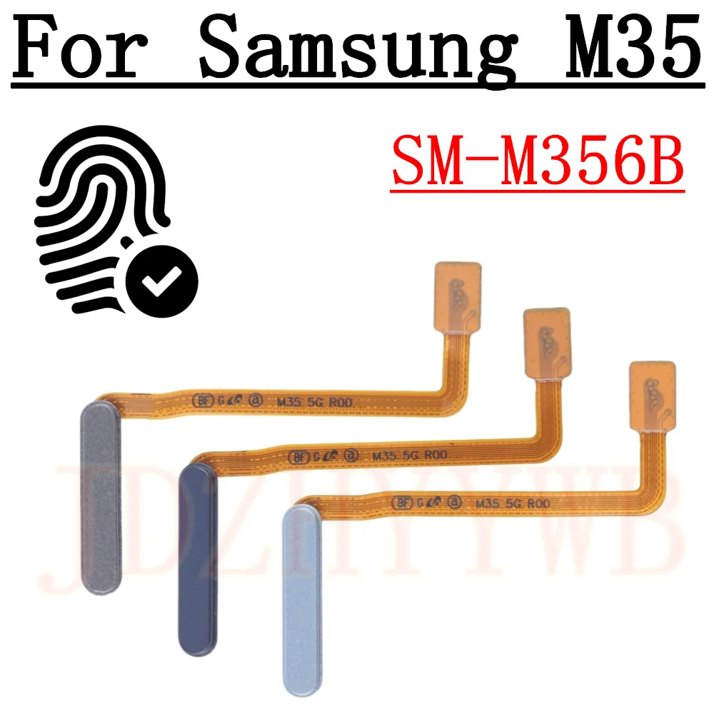 

Home Button Menu Return Key With Power Button Fingerprint Sensor Flex Cable For Samsung Galaxy M35 M356B SM-M356B/DS