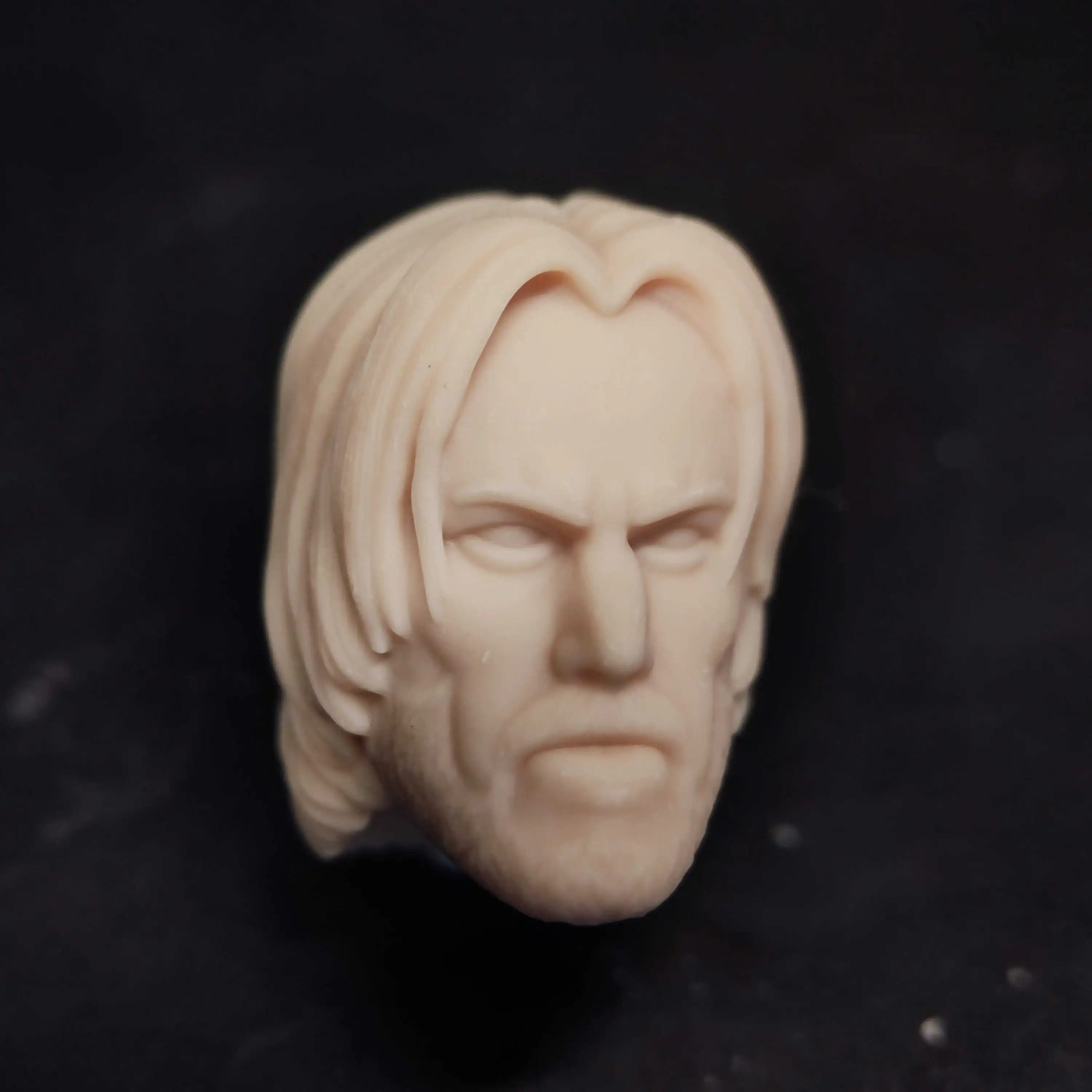 HL1906 DIY Customized 1/18 1/12 1/10 Scale Unpainted Head Sculpt for 3.75