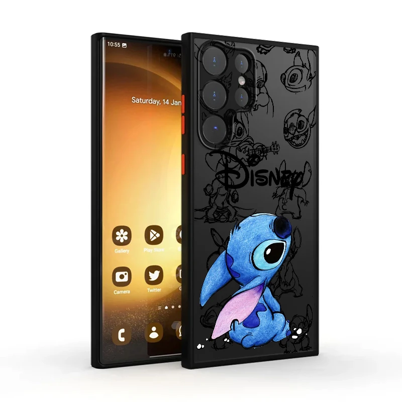 Stitch The Baby Disney Phone case for Samsung Galaxy S24 S25 S23 S22 S21 S20 Plus Ultra FE funda Protective Cases - náhled 6