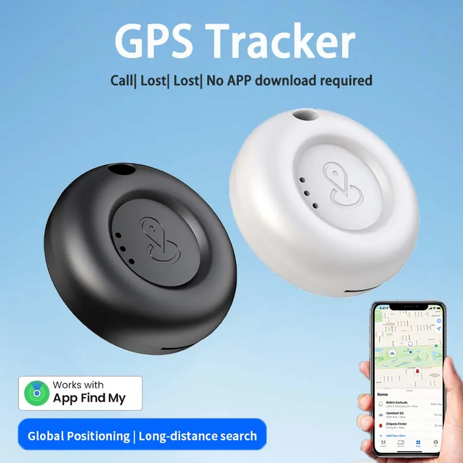 Smart GPS Tracker Mini Bluetooth Tracking Device For Apple Find My APP Smart Tag Anti Lose Reminder Locator Key Kids Finder