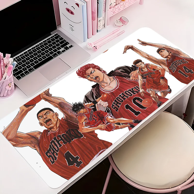 

Mousepad PC Gaming Accessories Computer Cabinet Extended Mat Non-Slip Mouse Pad S-slam Dunk Anime Keyboard Pad Office Desk Mat
