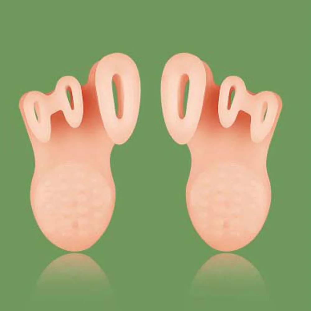 Feet Bone Thumb Adjuster Three Holes Toe Separators Toe Valgus Protector Foot Care Tools Three Holes Toe Straightener SEBS