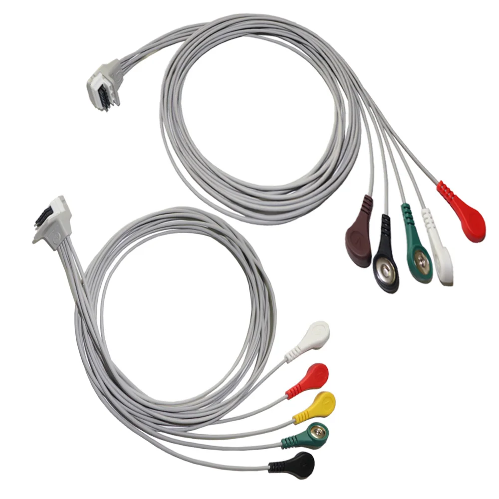 

Холтер ЭКГ 5-жильный электрод, IEC/AHA