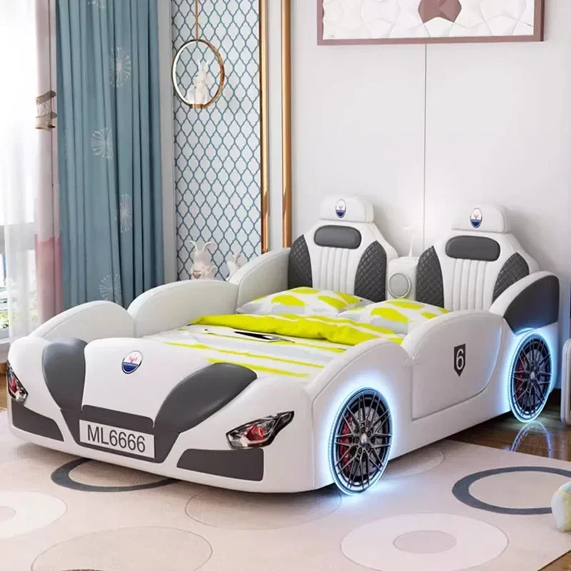 

Princess Sleeping Bed Children Luxury King Size Storage Double Bed Beauty Multifunctional Letto Matrimoniale Hotel Furniture