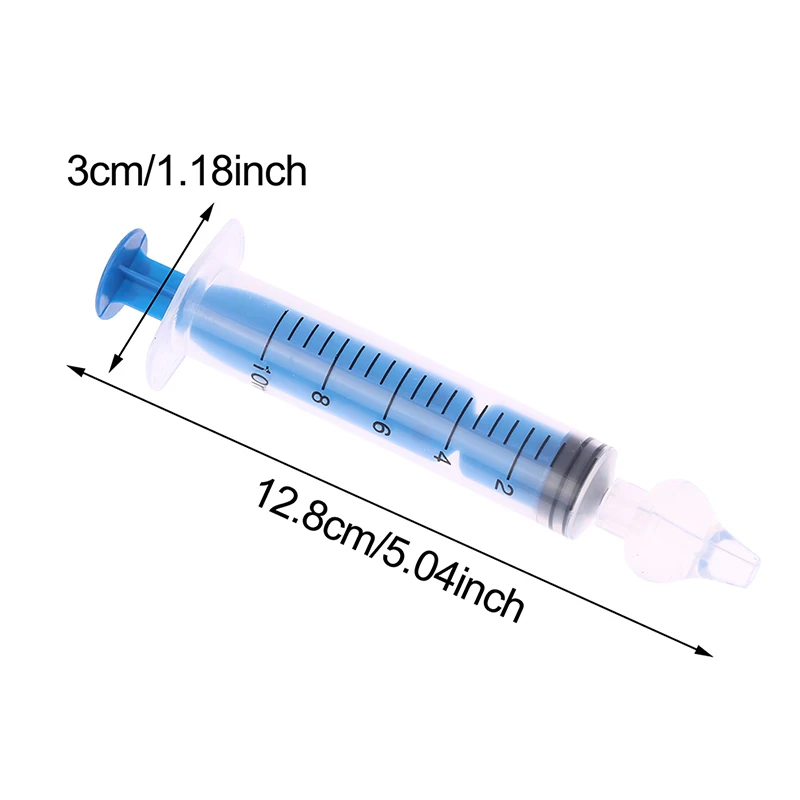 Baby Syringe Silicone Nasal Aspirator Newborn Nasal Aspirator Kids Rhinitis Nasal Washer Children Clean Nose Needle Tube Tool