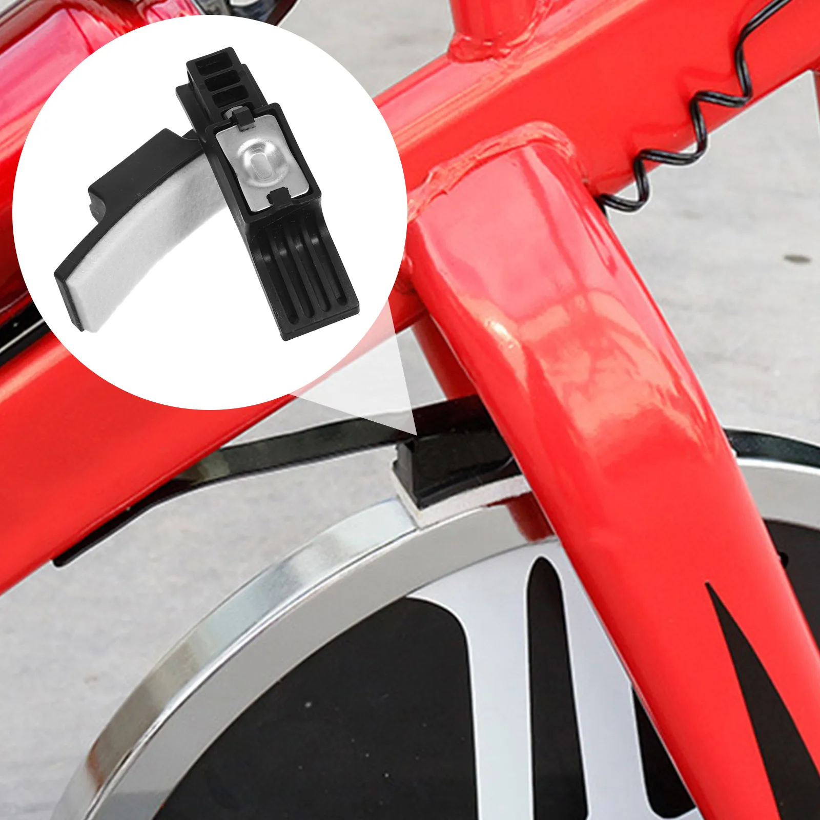 

Universal Pads for Fitness Exercise Bikes Durable Non-Slip Replacement Parts Quick Release Sturdy Wear-Resistant Easy to Use Gym