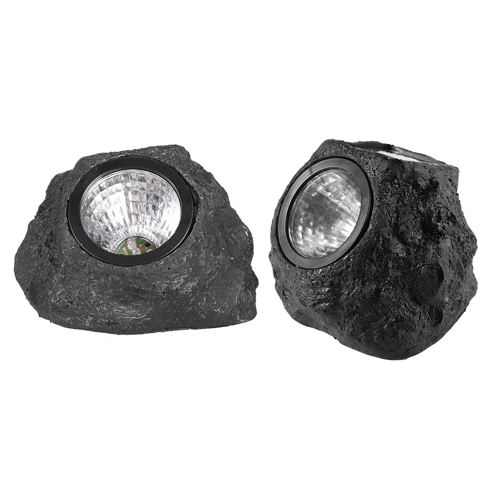 

Powered Lights Resin LED Yard Decorations Outdoor Waterproof Solar Lights Outdoor Waterproof Garden Lighting Solar Rock Lamp