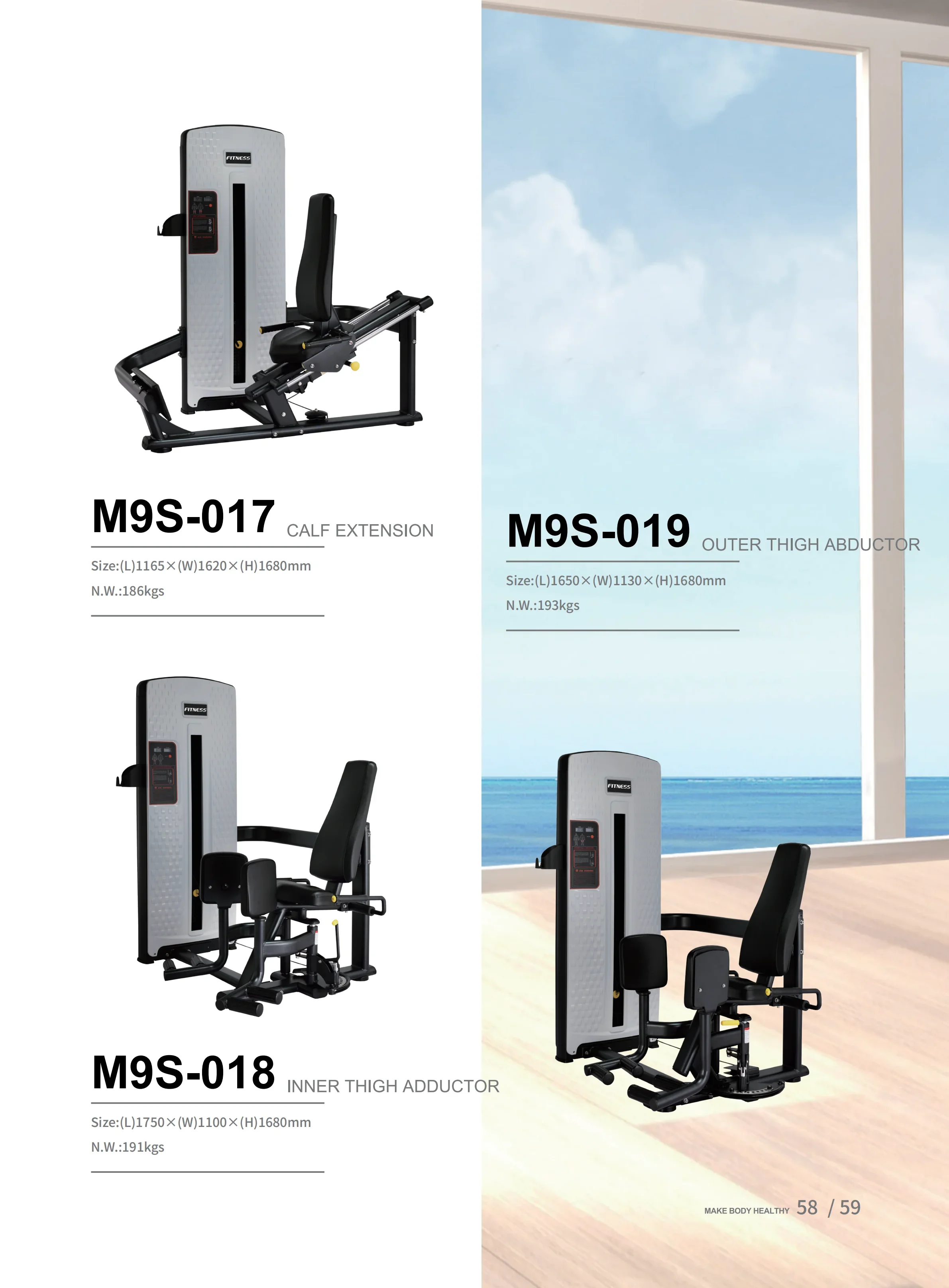 Pin Load Selection Machine, MBH Fitness Strength Machine Gym Equipment Pin Loaded MBH