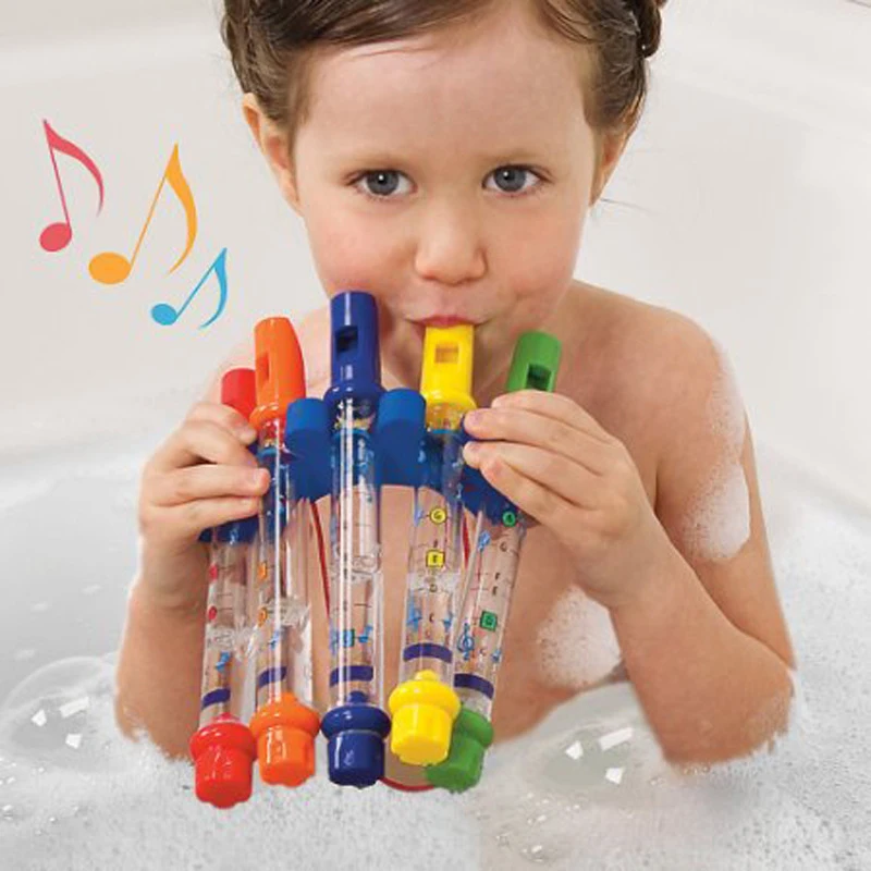 Baby Puzzle Early Learning Musical Instrument Water Flutes Bathtub Instrument Toy Gift Birthday Baby Educational Learning Toys