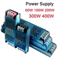 DC12V/24V Lighting Transformer Power Supply Adapter 5A 12A Ultra thin LED Strip Switch Driver Lamp 60W 100W 200W 300W 400W