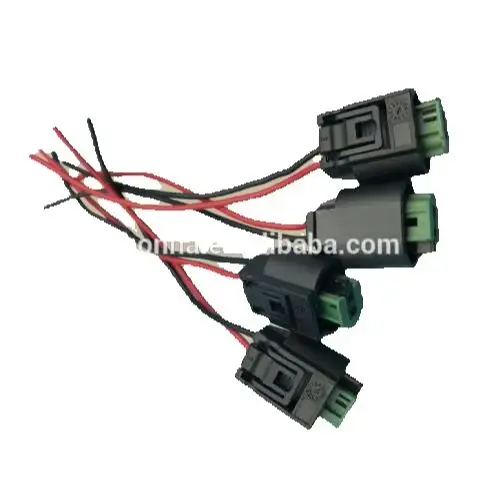 Free shipping 10/20/50/100 pcs/lots high quality 1-967644-1 PA66 2 pin female connector auto wire harness