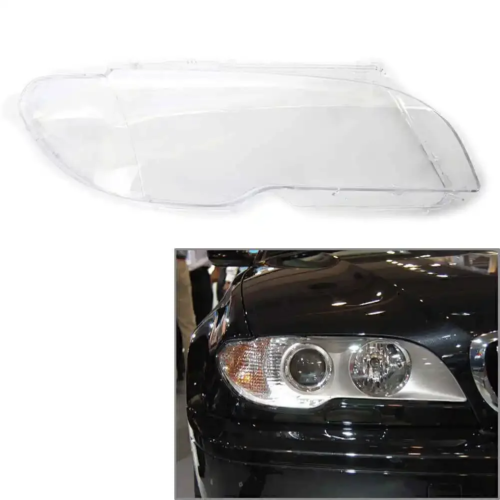 

Car Headlight Lamp Cover Clear Light Lens Cover for BMW 3 Series E46 318i 320i 325i 4 Doors Sedan 2002-2005