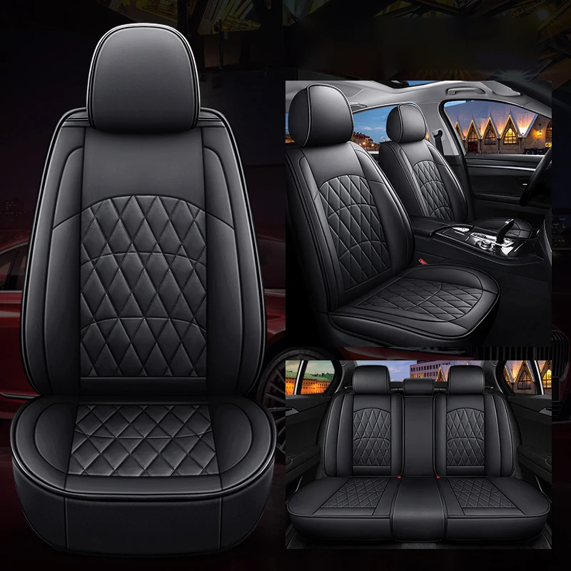 BHUAN Car Seat Cover Leather For Nissan All Model Tiida Qashqai X-trail Murano March Teana Patrol Paladin SYLPHY livina Altima